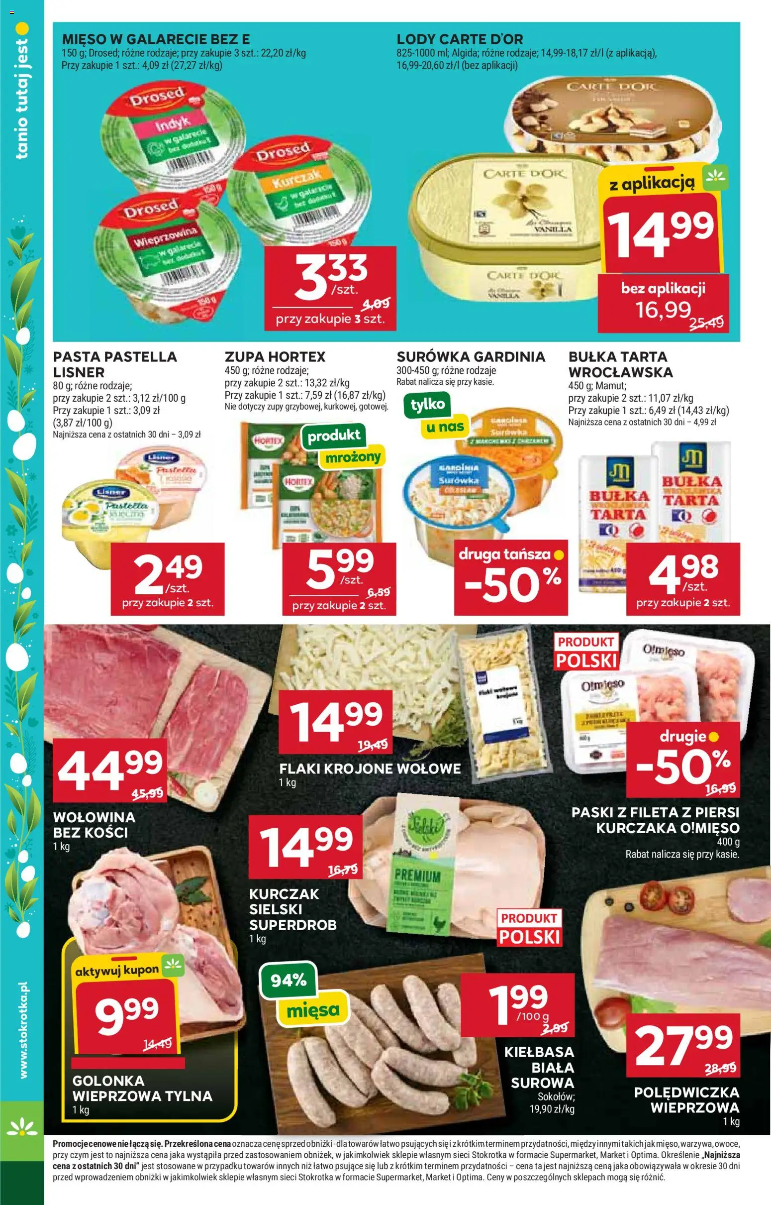 Stokrotka gazetka - Market od 02.04.2026 | Strona: 17 | Produkty: Piersi, Mięso, Bułka, Wieprzowina