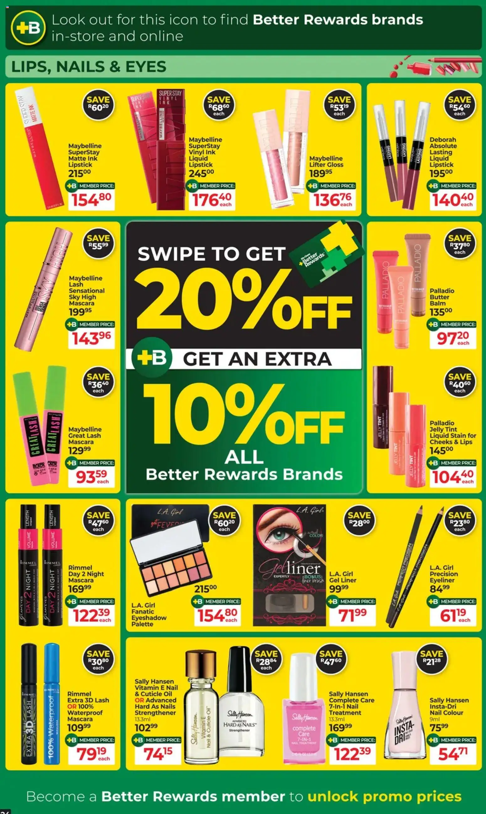 New Dis-Chem catalogue – valid from 21.10.2025 | Page: 24 | Products: Butter, Oil, Mascara, Eyeliner