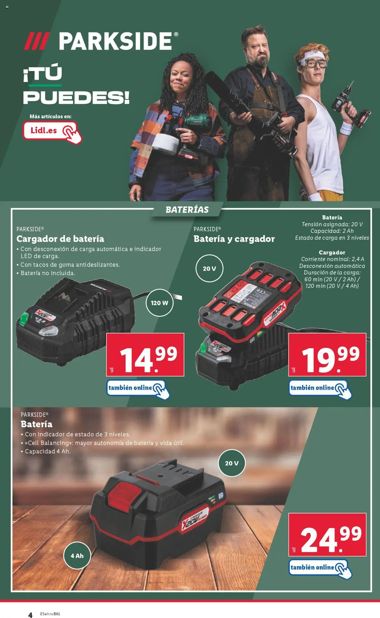 Lidl catálogo MAD │ válido desde el 09.06.2025 | Página: 38 | Productos: Tacos, Batería
