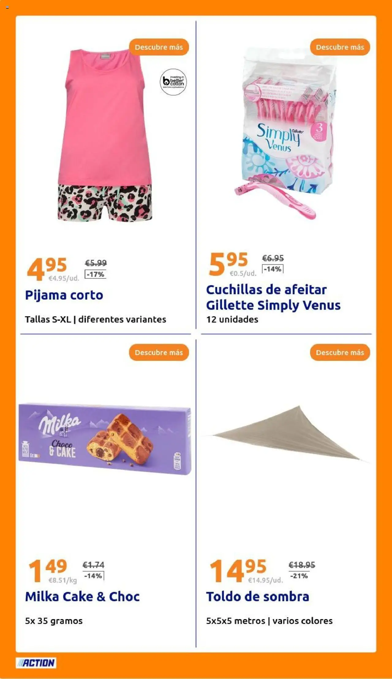 Action - Action ES week 26 2025 │ válido desde el 18.06.2025 | Página: 20 | Productos: Sombra, Pijama