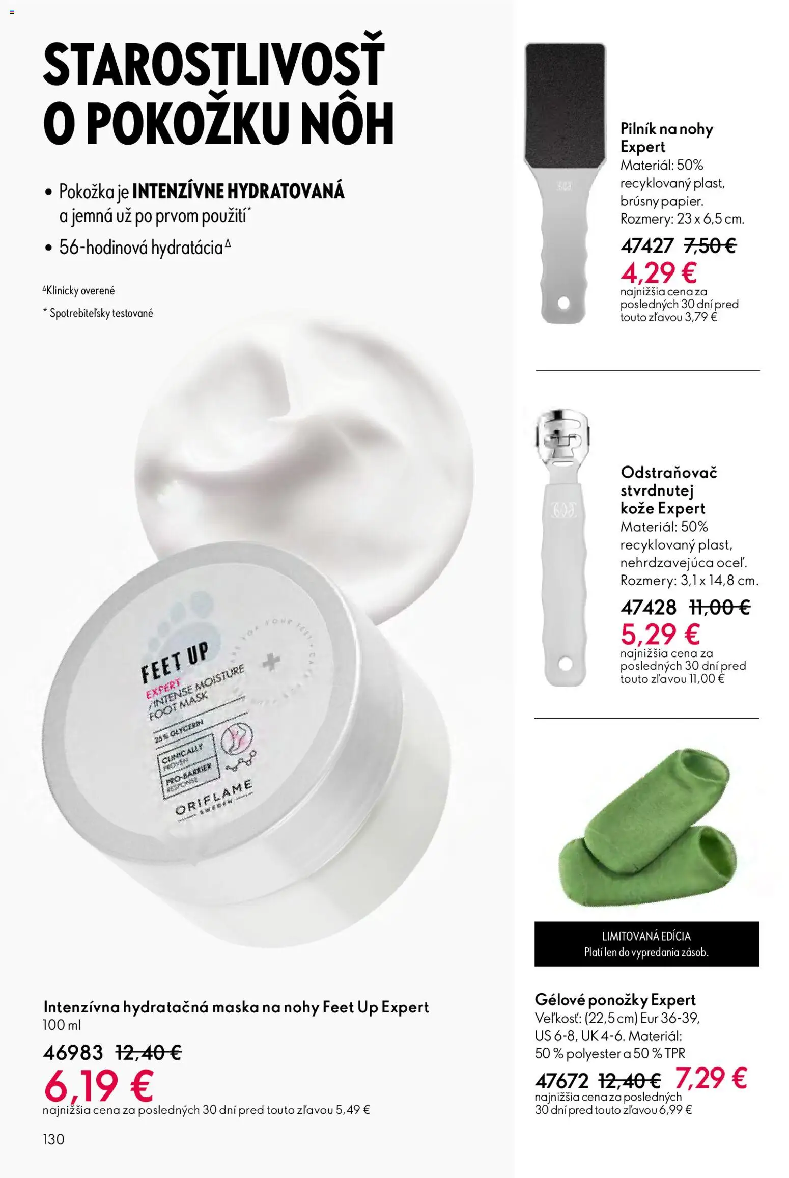 Nové Oriflame akcie – leták je platný od 06.05.2026 | Strana: 130 | Produkty: Maska, Ponožky