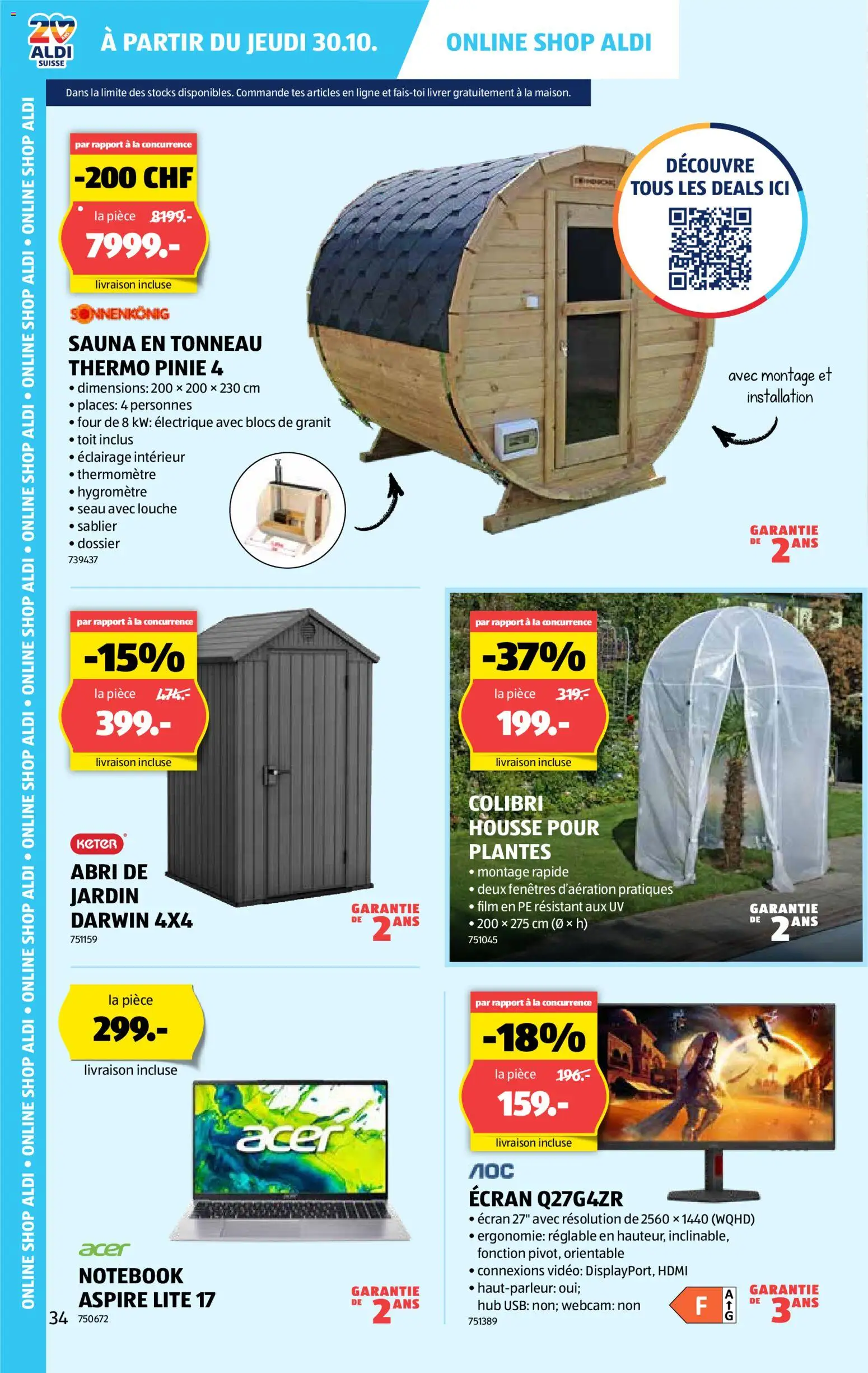 Aldi Aktionen FR – gültig ab 30.10.2025 | Seite: 35 | Produkte: Notebook, Video, Usb