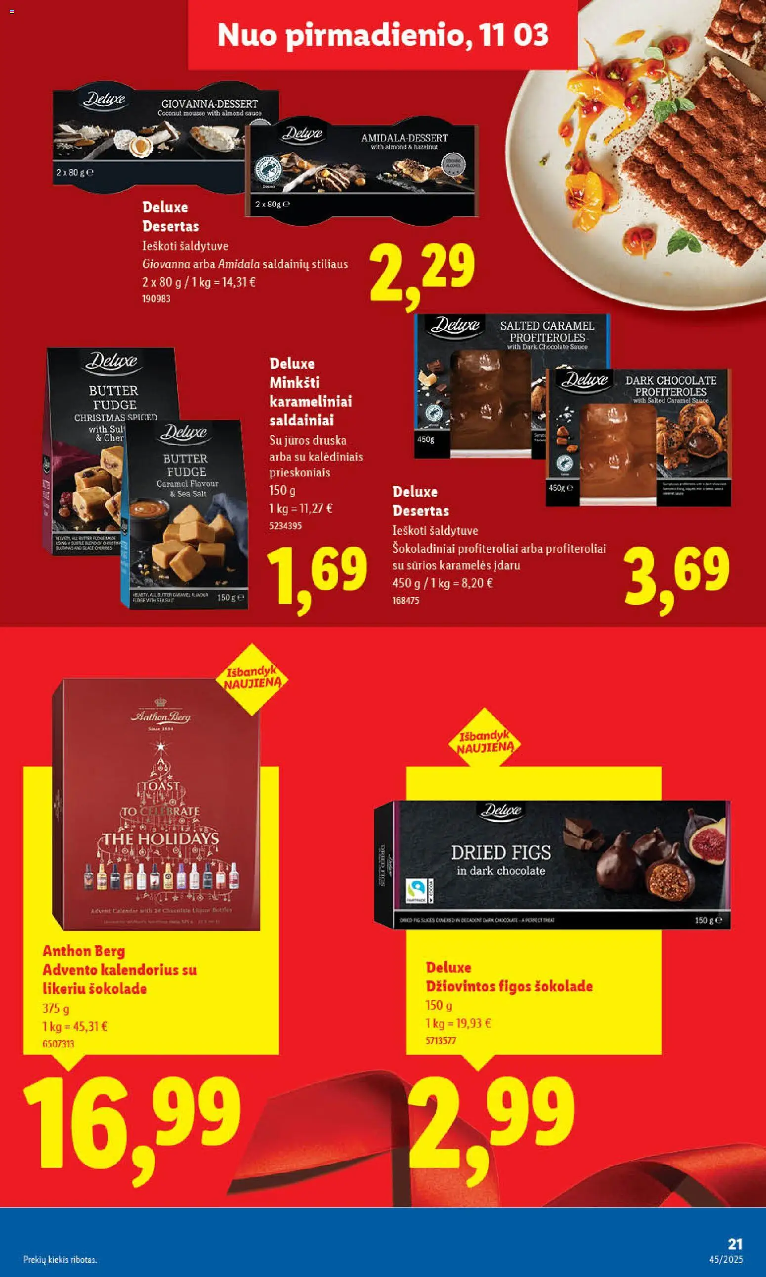 LIDL akcijos nuo 03.11.2025 | Puslapis: 23 | Prekių: Jūros druska, Druska, Saldainiai