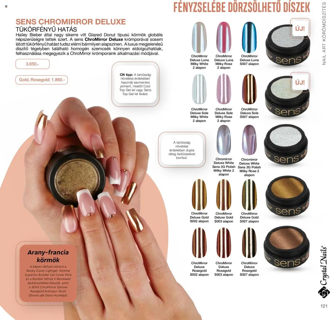 Crystal Nails akciós ujság - amely érvényes a következő dátumtól: 01.01.2024 | Oldal: 121