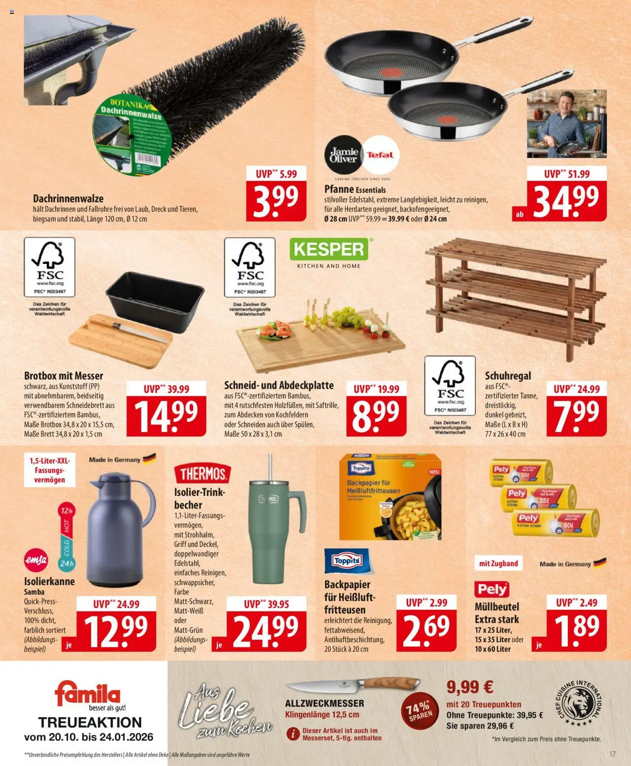 Famila Prospekt 	 – gültig ab 27.10.2025 | Seite: 17 | Produkte: Schuhregal
