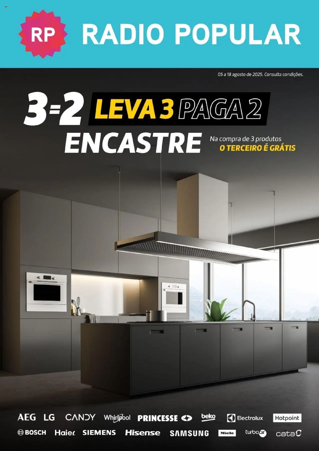 Radio Popular - Leva 3 Paga 2 Encastre │ válido de 05.08.2025 | Página: 1 | Produtos: Rádio, Whirlpool