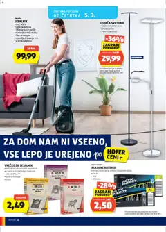 Katalog Hofer - Pregled kataloga iz trgovine Hofer SI, vrijedi od 25.02.2026 | Stranica: 22 | Proizvodi: Baterije