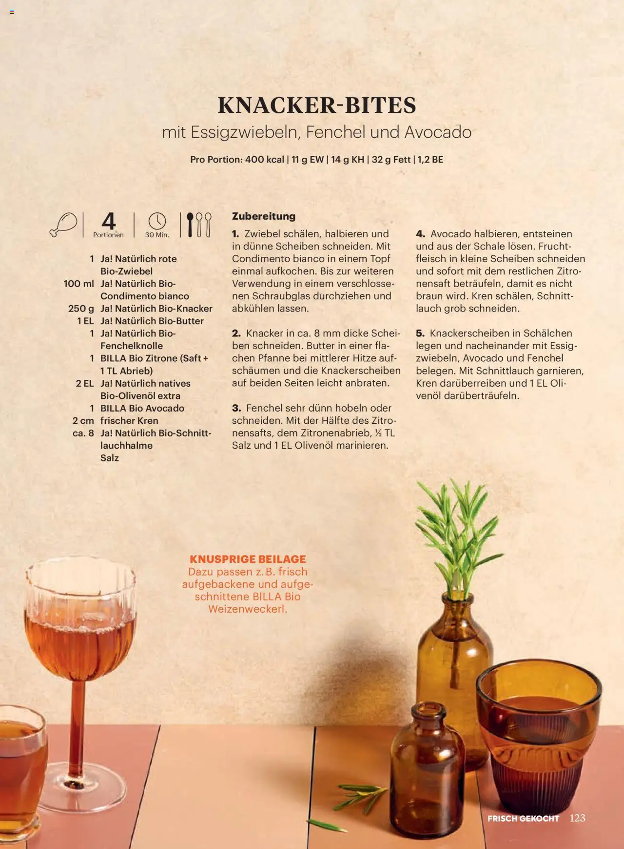 Billa Frisch Gekocht gültig ab 01.09.2025 | Seite: 121 | Produkte: Avocado, Salz, Zitrone, Butter