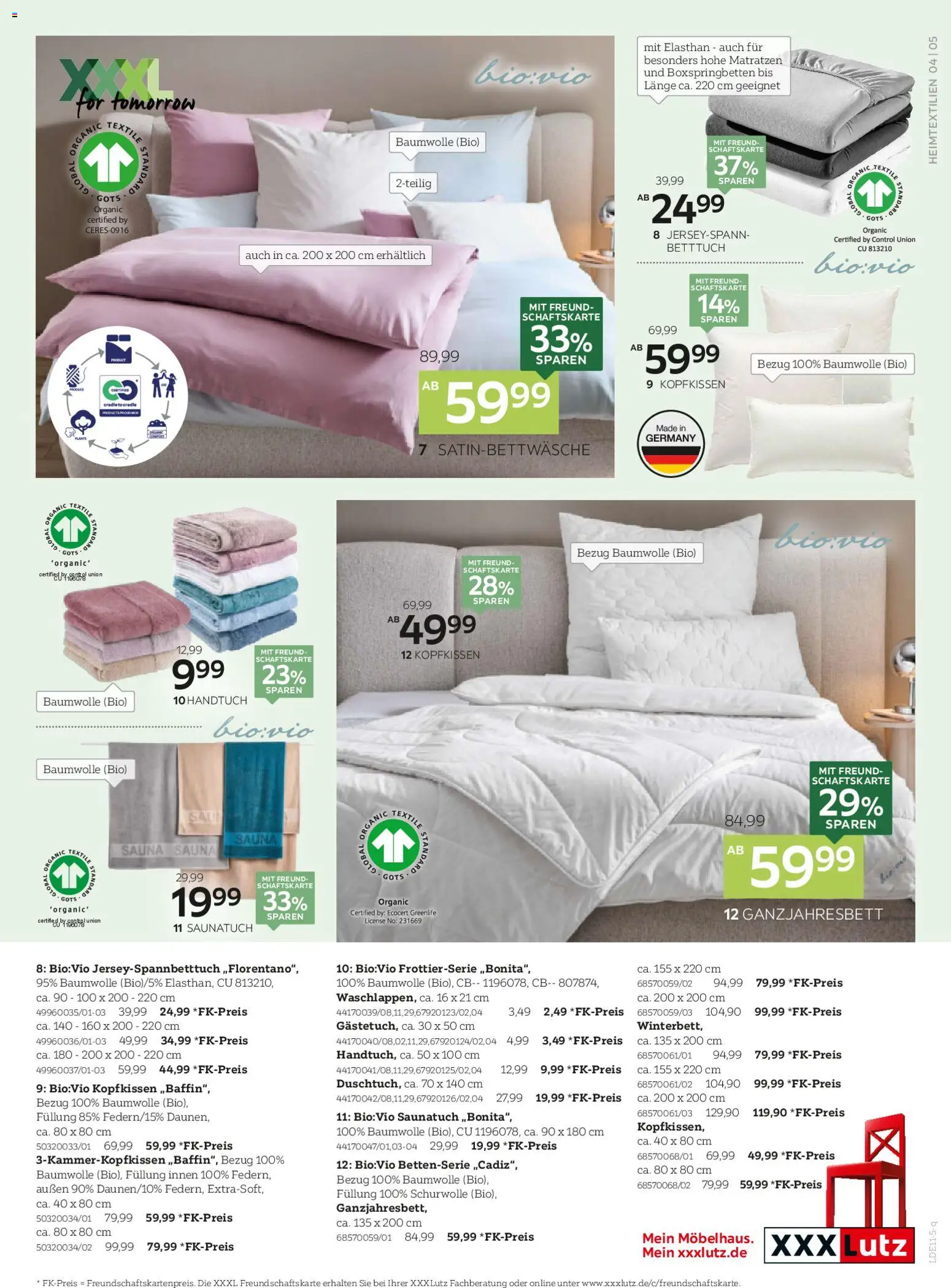 XXXL Lutz Wohnaccessoires – gültig ab 02.11.2025 | Seite: 5 | Produkte: Kopfkissen