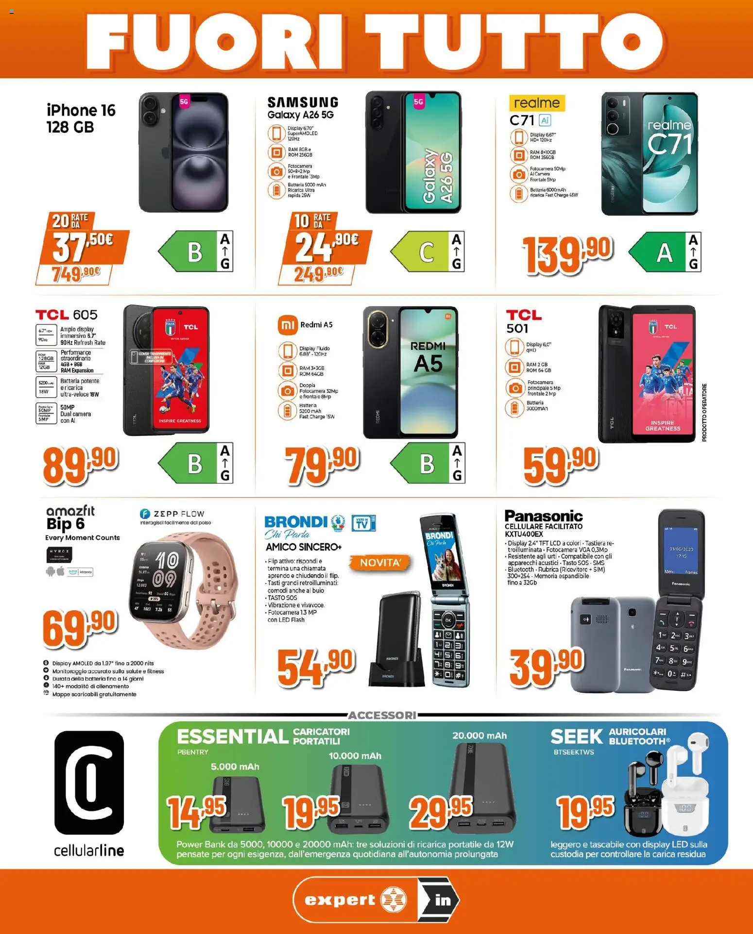 Volantino Ipercoop del 15.01.2026 | Pagina: 2 | Prodotti: Auricolari, Fotocamera, Batteria, Samsung