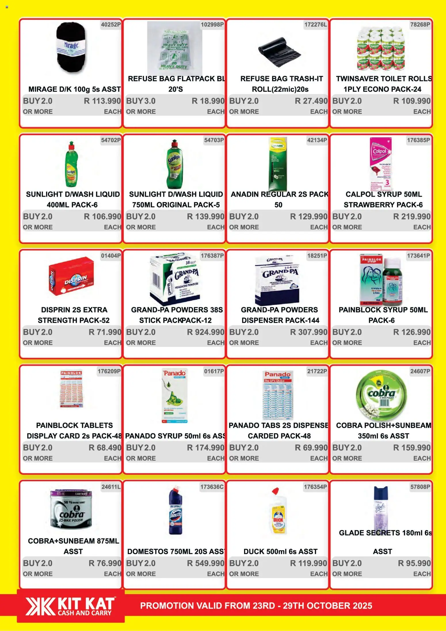 New KIT KAT Cash & Carry catalogue – valid from 23.10.2025 | Page: 14 | Products: Bag, Toilet, Syrup