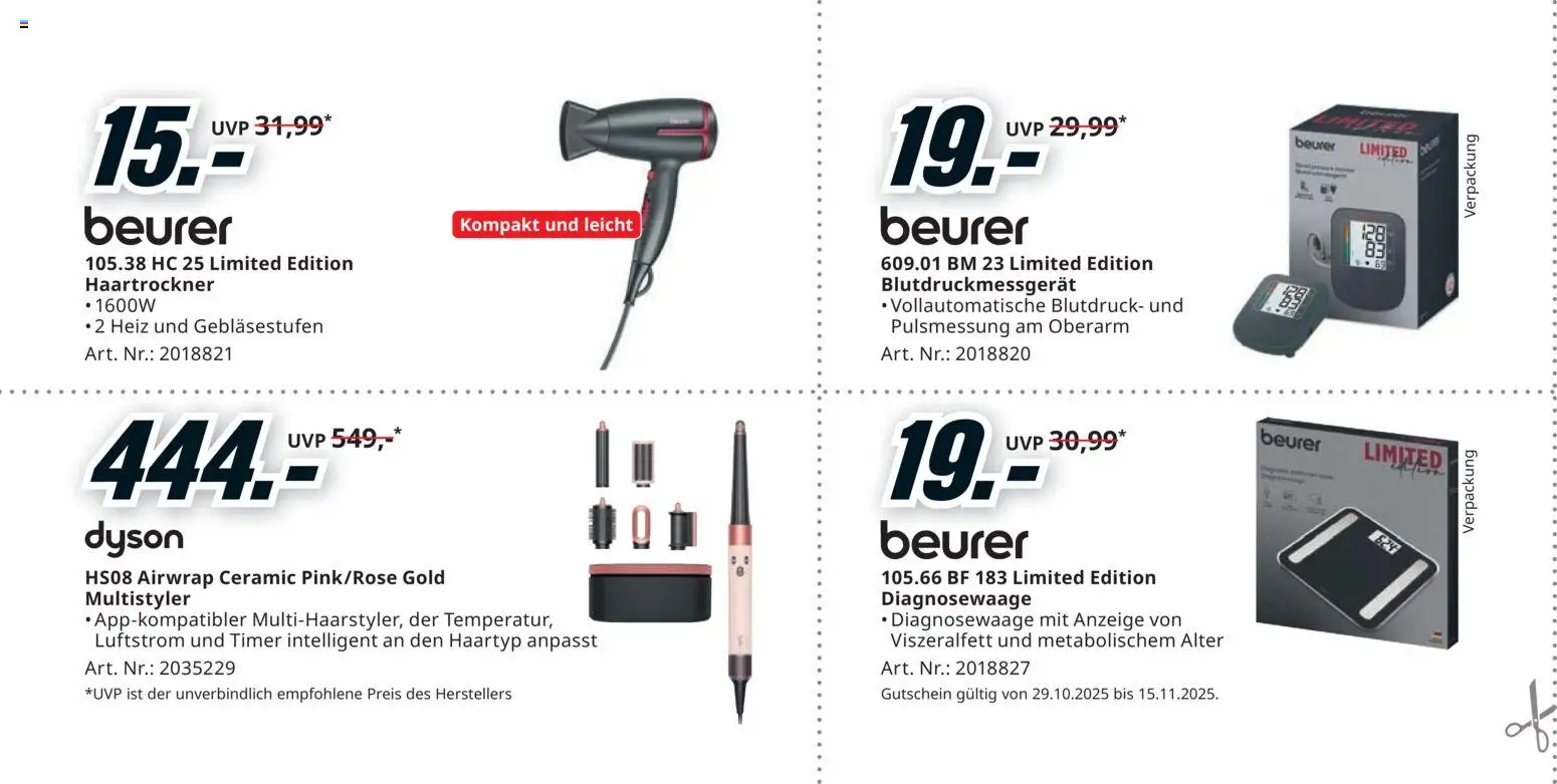 Media Markt Black Friday gültig ab 29.10.2025 | Seite: 26 | Produkte: Haartrockner