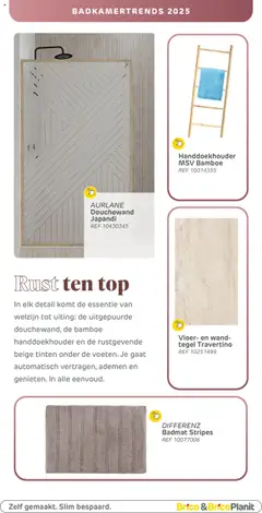 Brico Plan-it Badkamermagazine - Voorbeeld van een folder van Brico Plan-it, geldig van 28.04.2025 | Pagina: 11 | Producten: Badmat