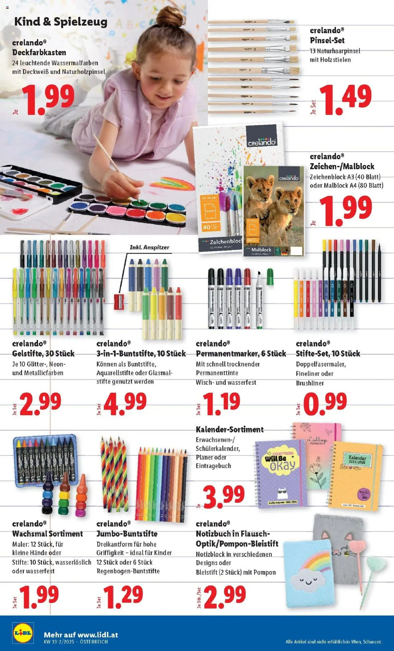 Lidl Flugblatt - Wien gültig ab 14.08.2025 | Seite: 18 | Produkte: Notizbuch
