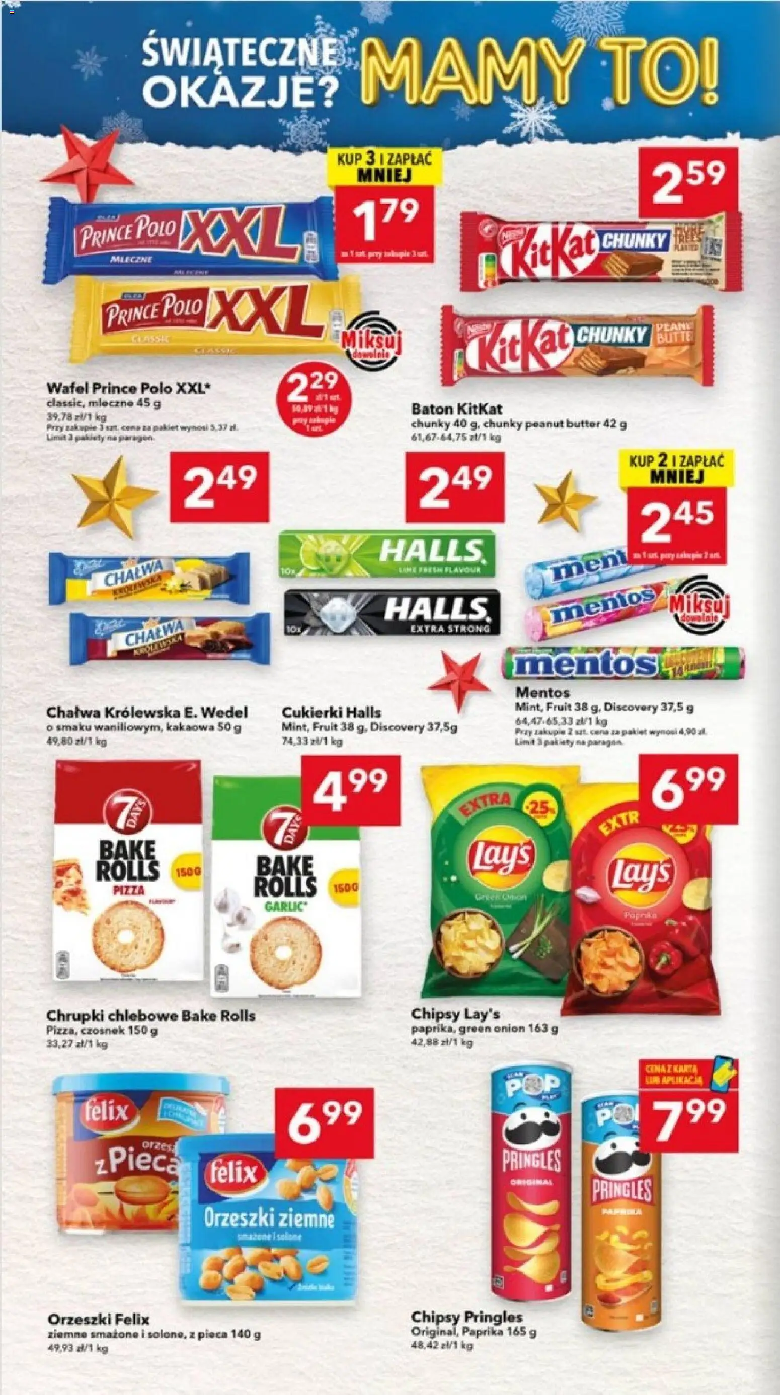 Lewiatan gazetka - Ostrów Wielkopolski od 17.12.2025 | Strona: 9 | Produkty: Prince polo xxl, Chipsy pringles, Baton, Cukierki
