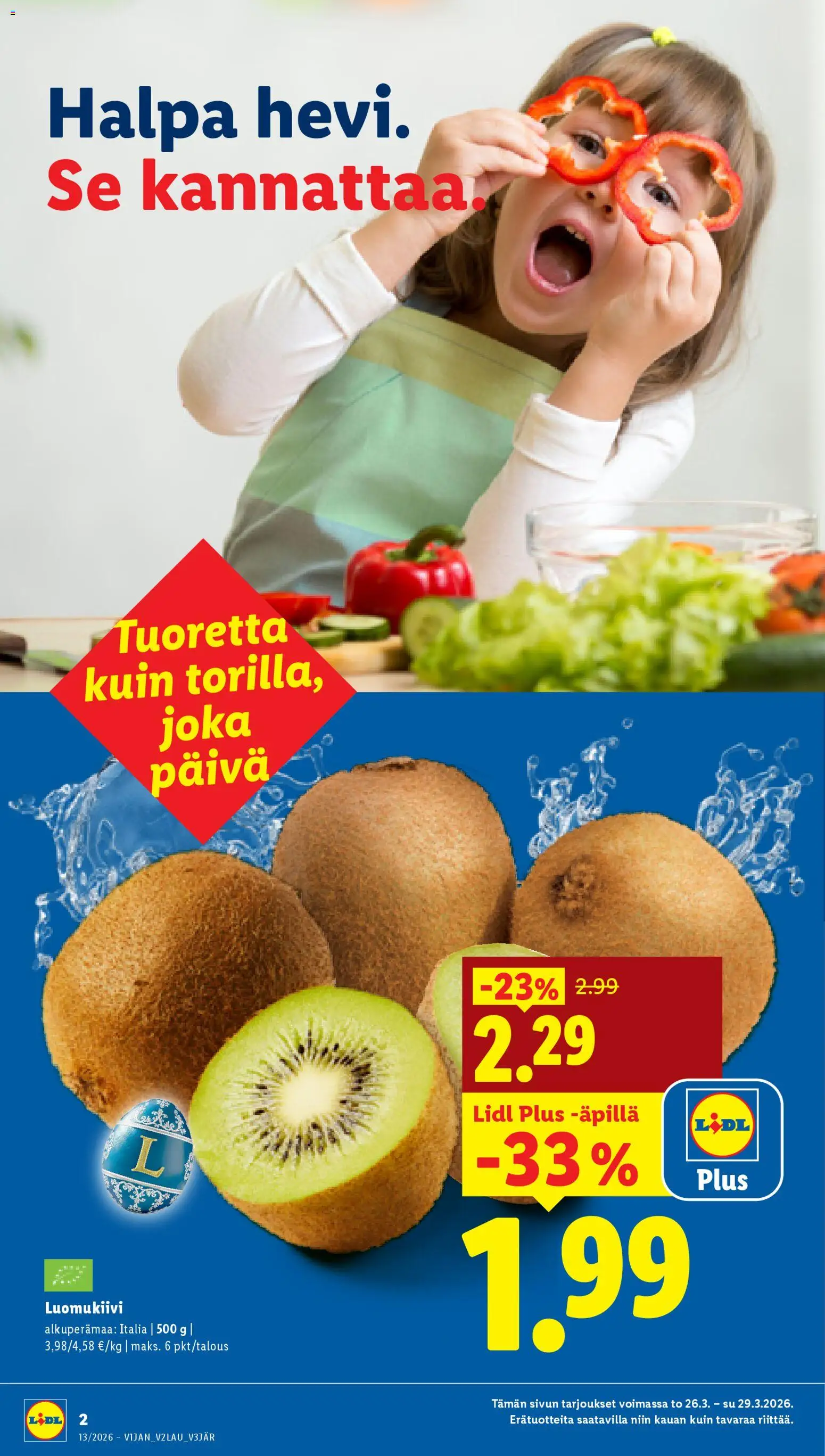Lidl tarjoukset - Tampere – voimassa 26.03.2026 alkaen | Sivu: 2