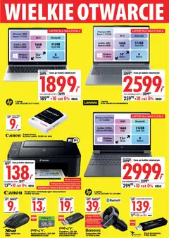 Pogląd oferty "Mediaexpert Gazetka - Wielkie otwarcie Cieszyn" - ważna od 30.10.2025 | Strona: 5 | Produkty: Karta, Dysk, Black Label, Papier ksero