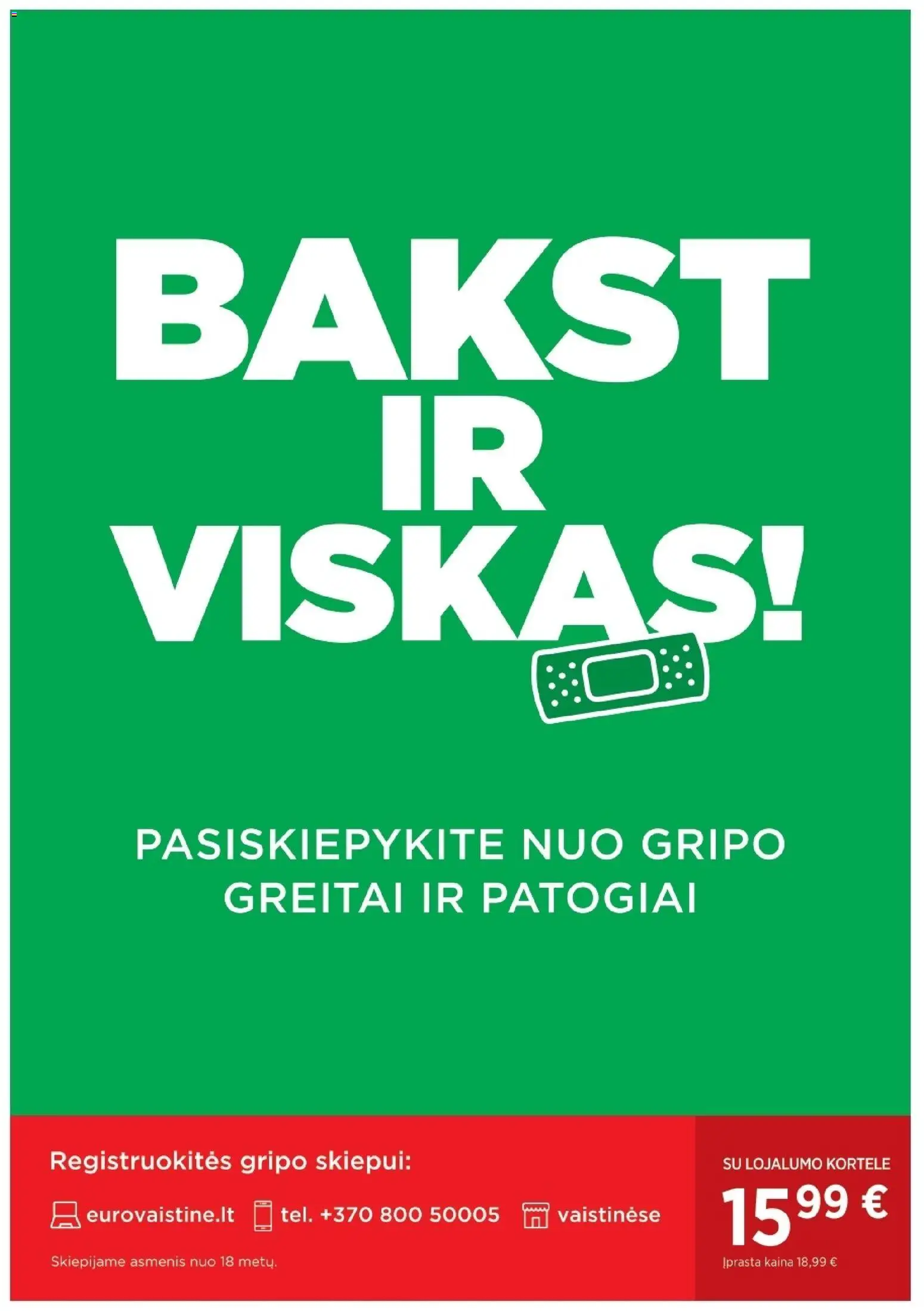 EUROVAISTINĖ akcijos nuo 01.12.2025 | Puslapis: 38