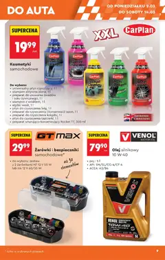 Pogląd oferty "Żarówki i bezpieczniki samochodowe*, do wyboru: zestaw z 2 żarówkami H7 12 V 55 W lub H4 12 V 60/55 W, aż 30 elementów" - ważna od 28.02.2026 | Strona: 11 | Produkty: Kosmetyki, Cleaner, Szampon, Żarówki