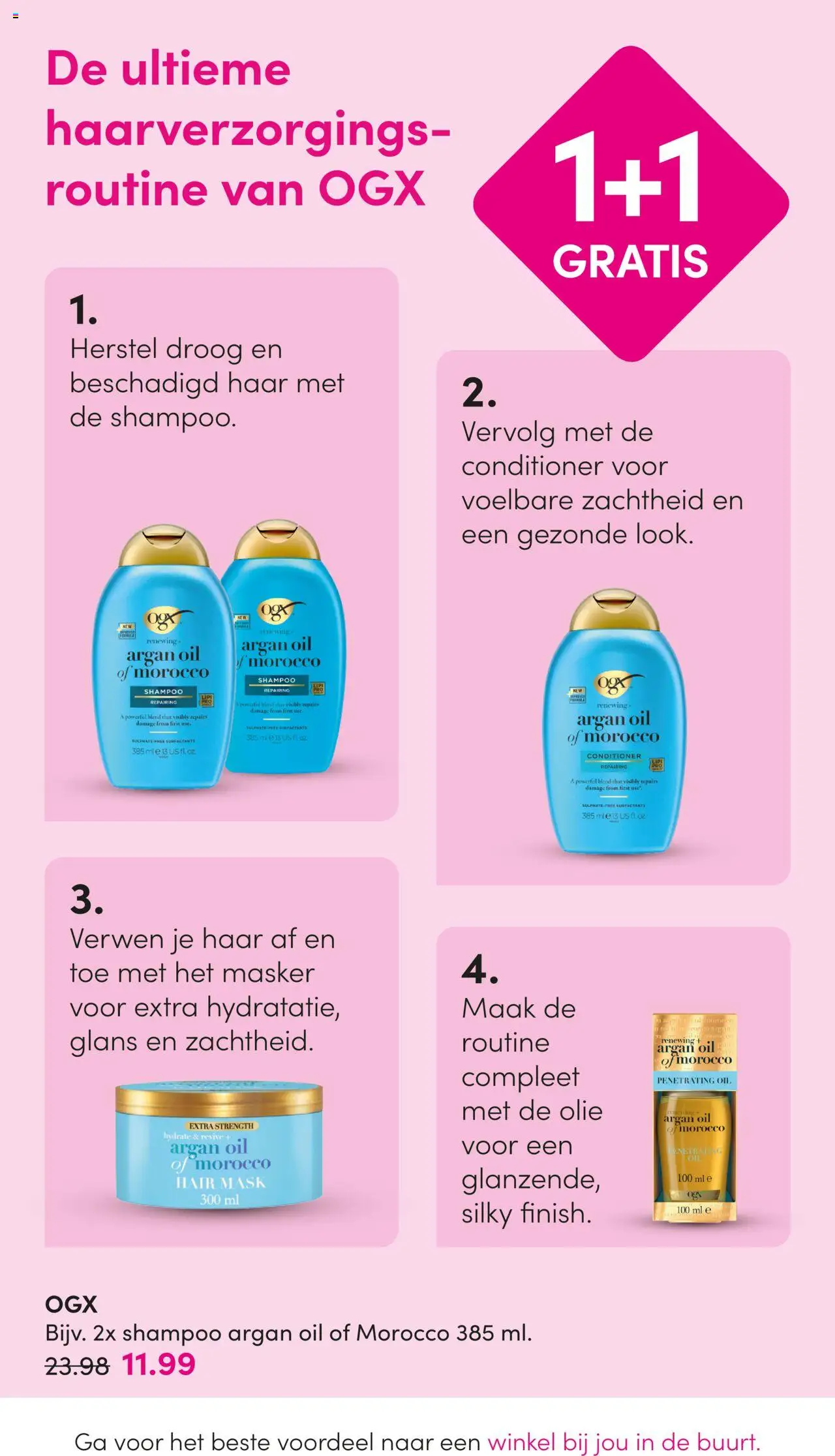 {H1} | Pagina: 4 | Producten: Olie, Shampoo, Conditioner, Masker