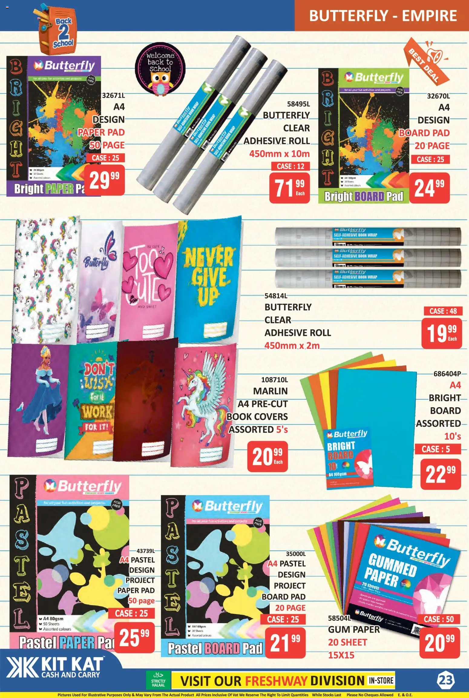 New KIT KAT Cash & Carry catalogue – valid from 02.11.2025 | Page: 23 | Products: Case, Butter, Adhesive, Paper