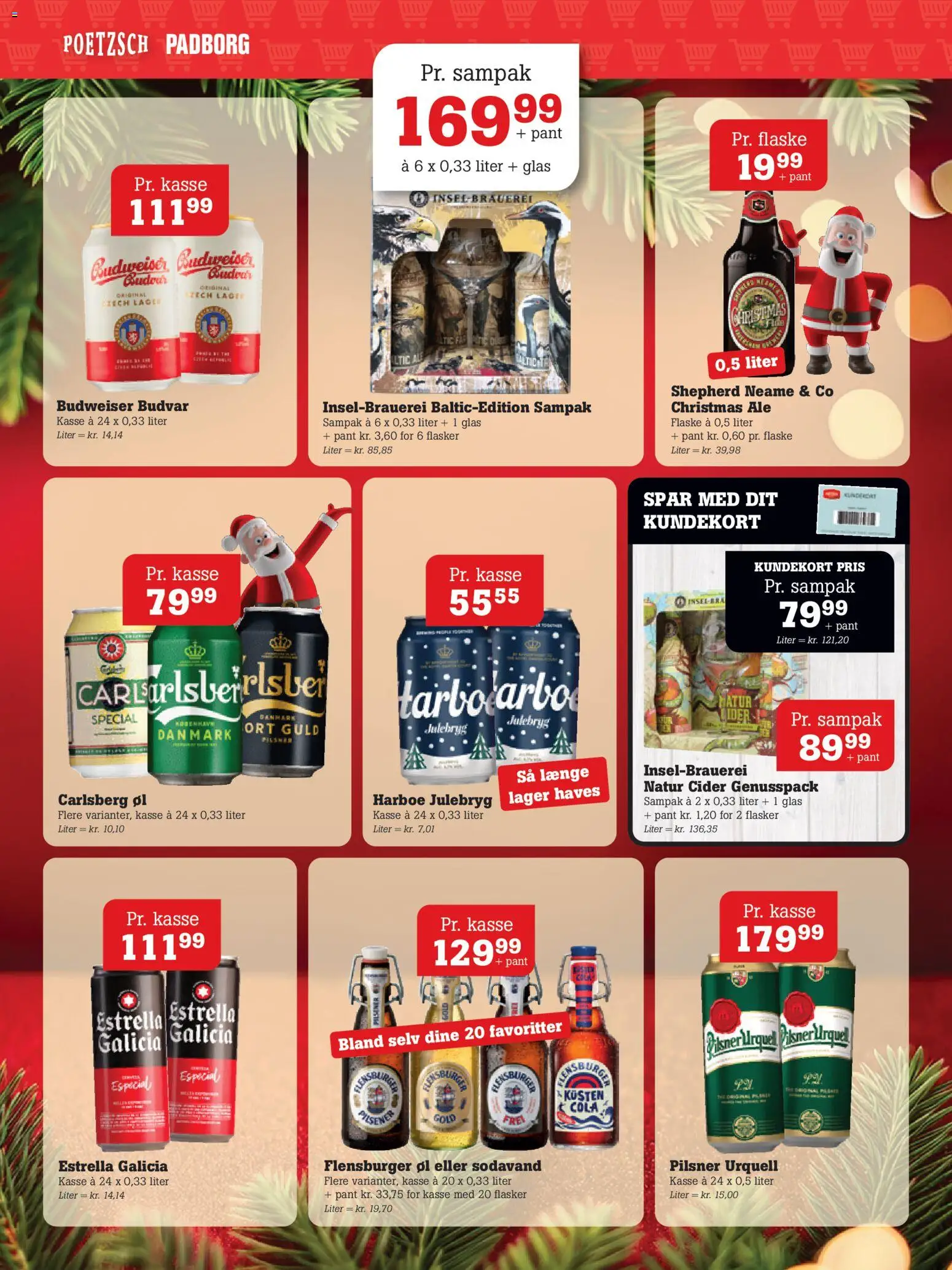 Poetzsch Padborg tilbudsavis – gyldig fra 27.11.2025 | Side: 24 | Produkter: Øl, Sodavand, Cider, Cola