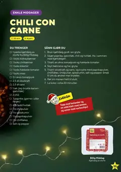 Forhåndsvisning av Bunnpris Oppdrag Middag gyldig fra 24.11.2025 | Side: 53