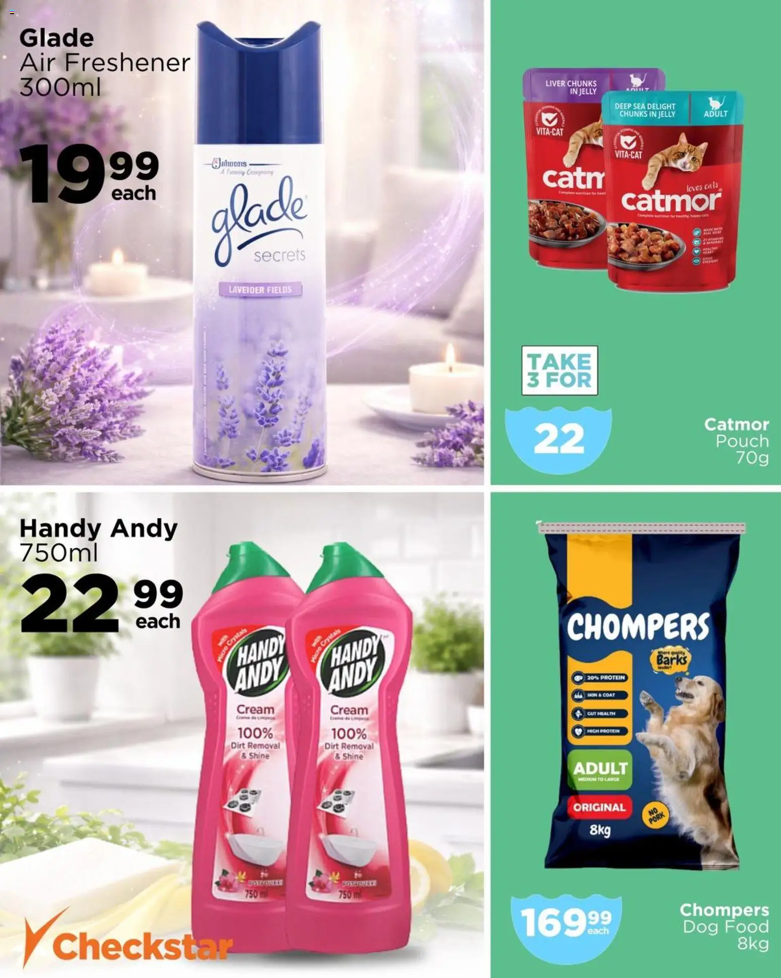 New Check Star catalogue – valid from 08.04.2026 | Page: 10 | Products: Coat, Detergente líquido, Cream, Dog food