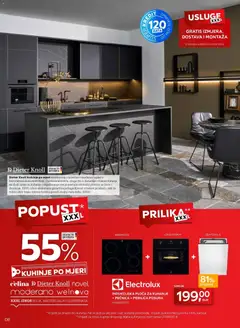 Lesnina - Lesnina XXXL: Funkcionalno i udobno katalog do 26.03.2026 - Pregled kataloga iz trgovine Lesnina, vrijedi od 23.02.2026 | Stranica: 8 | Proizvodi: Indukcijska ploča, Kuhinja, Pećnica, Ploča za kuhanje