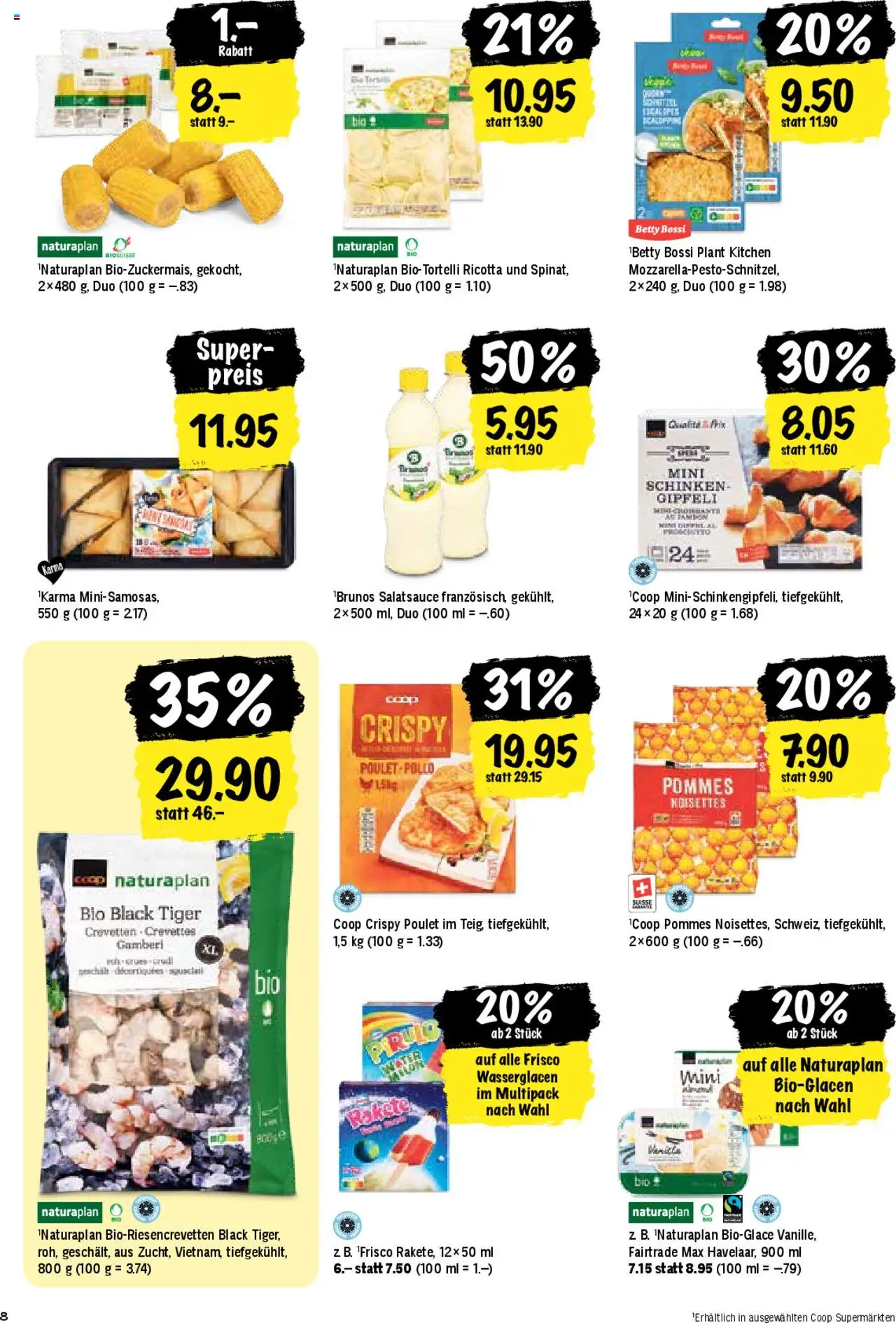 Coop Aktionen ab 12.06.2025 | Seite: 8 | Produkte: Gipfeli, Schinken