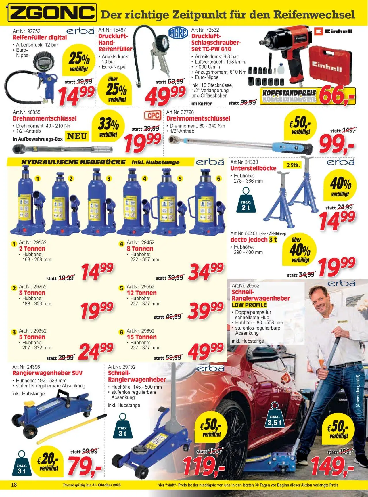 Zgonc - Flugblatt Oktober II 2025 gültig ab 15.10.2025 | Seite: 18 | Produkte: Koffer