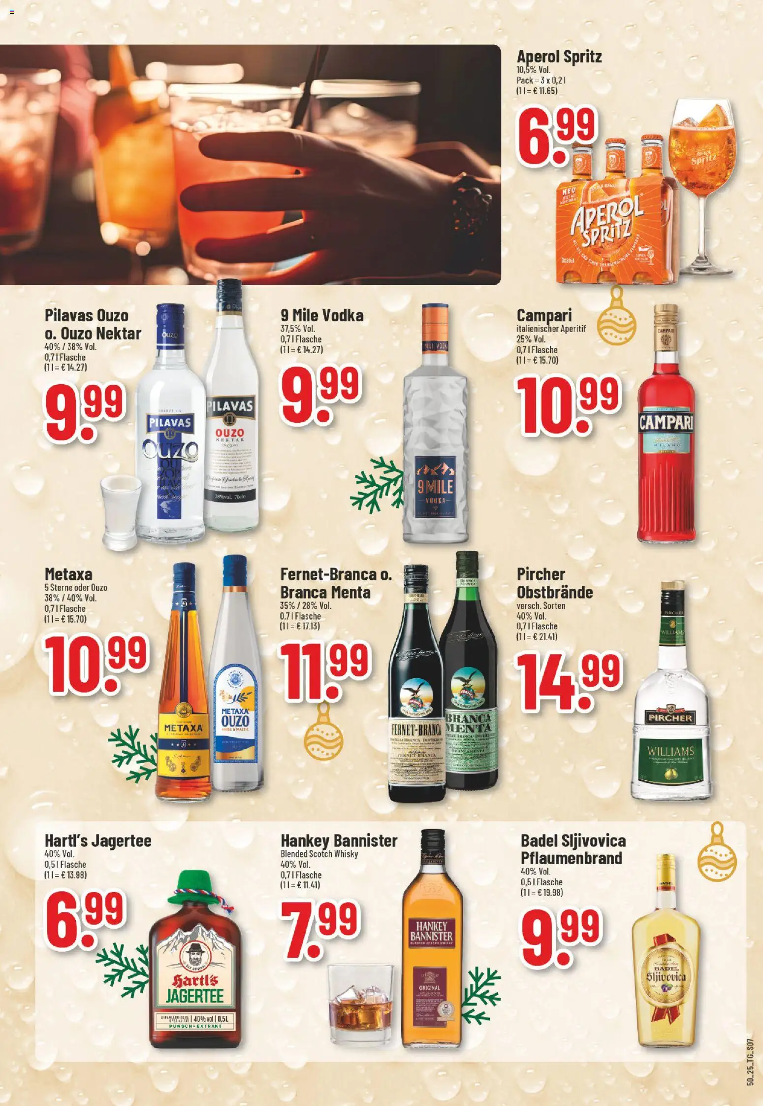 Trinkgut Prospekt – gültig ab 08.12.2025 | Seite: 17 | Produkte: Campari, Metaxa, Aperol, Vodka
