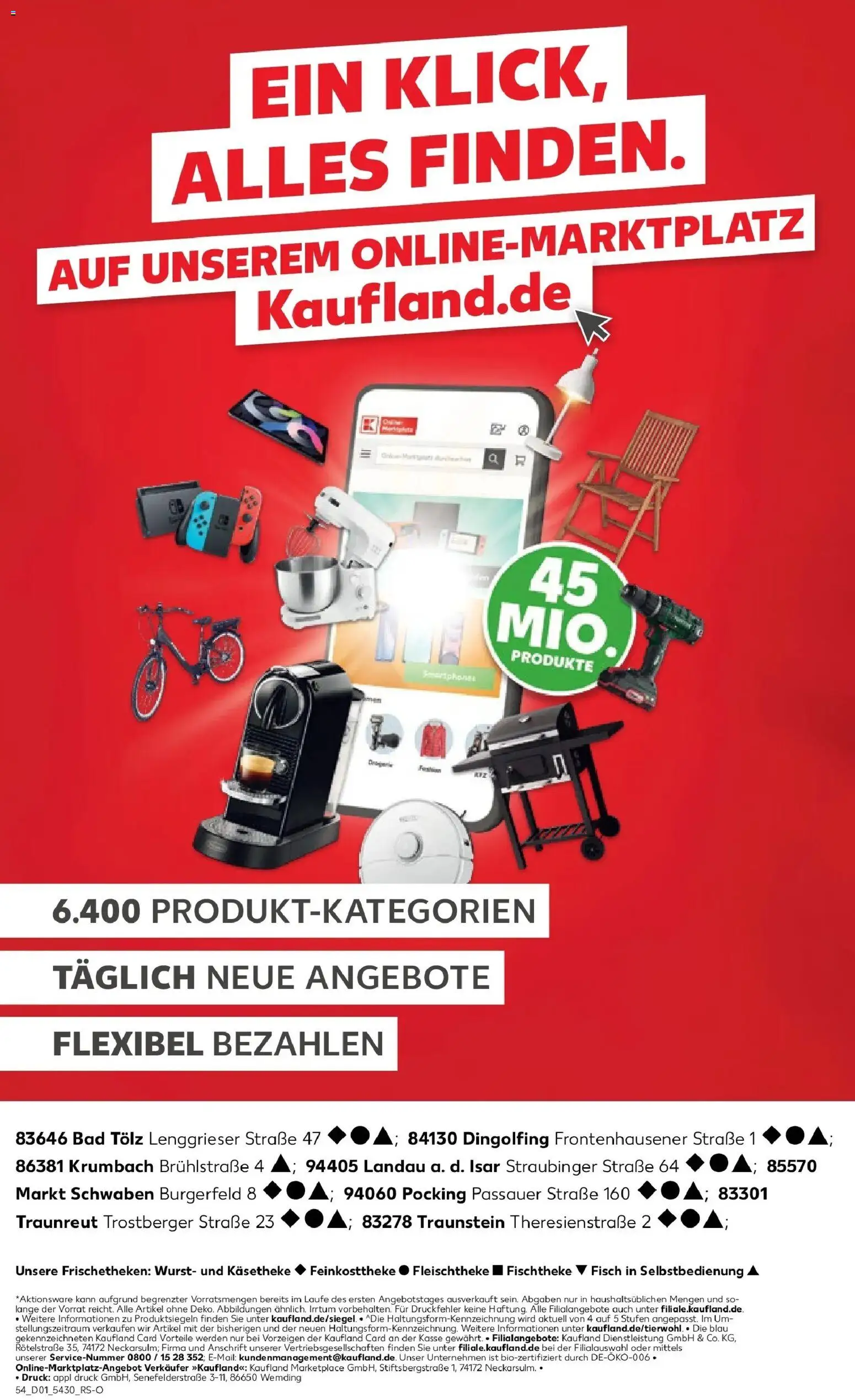 Kaufland prospekt Landau An Der Isar	 – gültig ab 05.01.2026 | Seite: 54 | Produkte: Grill, Mixer, Bad, Wurst