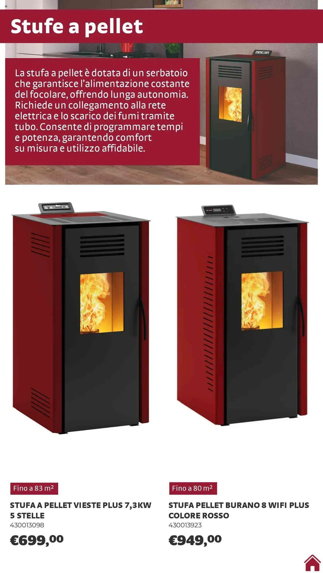 Volantino Brico Center del 01.10.2025 | Pagina: 20 | Prodotti: Pellet, Stufa a pellet, Stufa