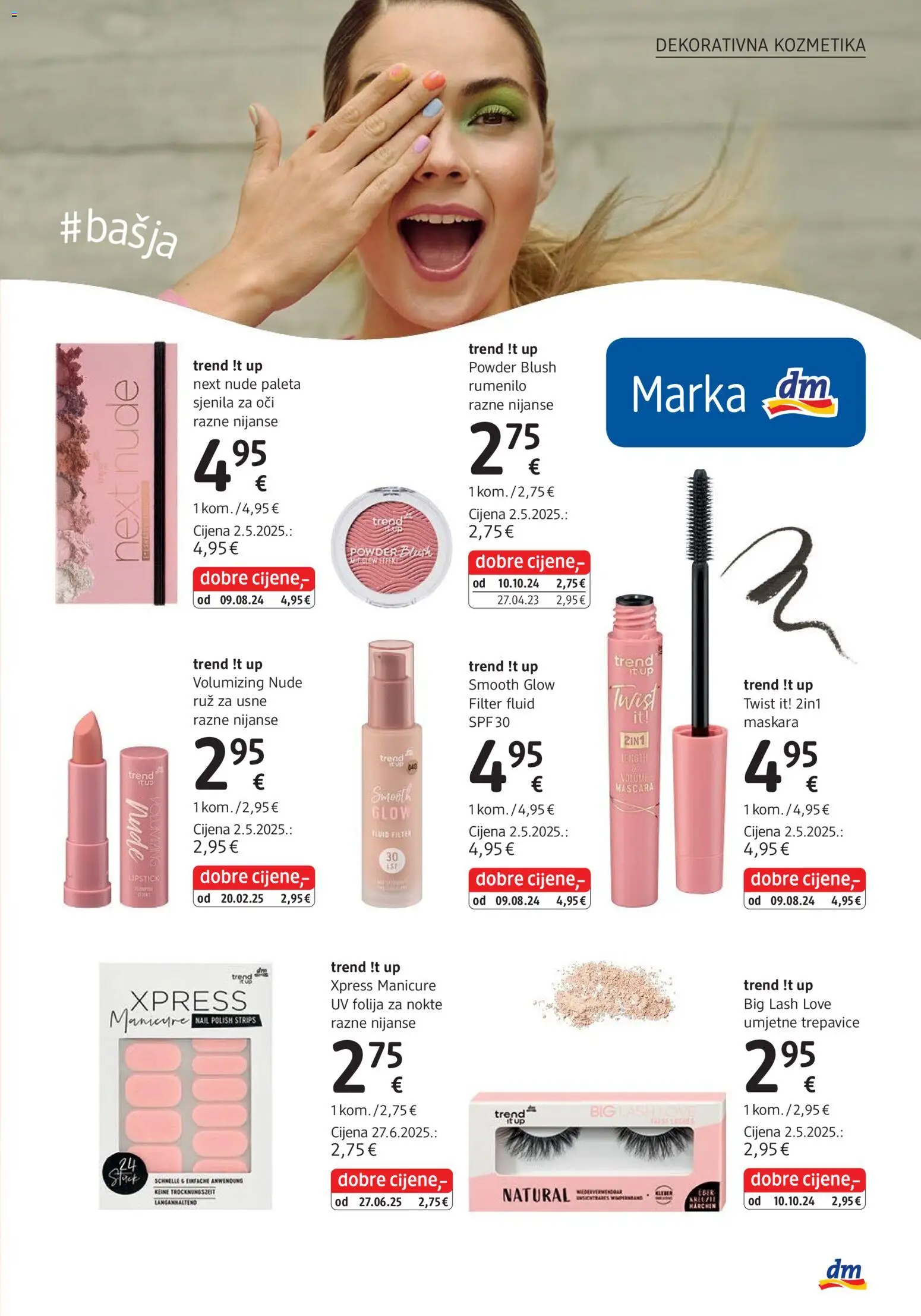 DM katalog | vrijedi od 01.03.2026 | Stranica: 7 | Proizvodi: Paleta, Rumenilo, Maskara, Ruž