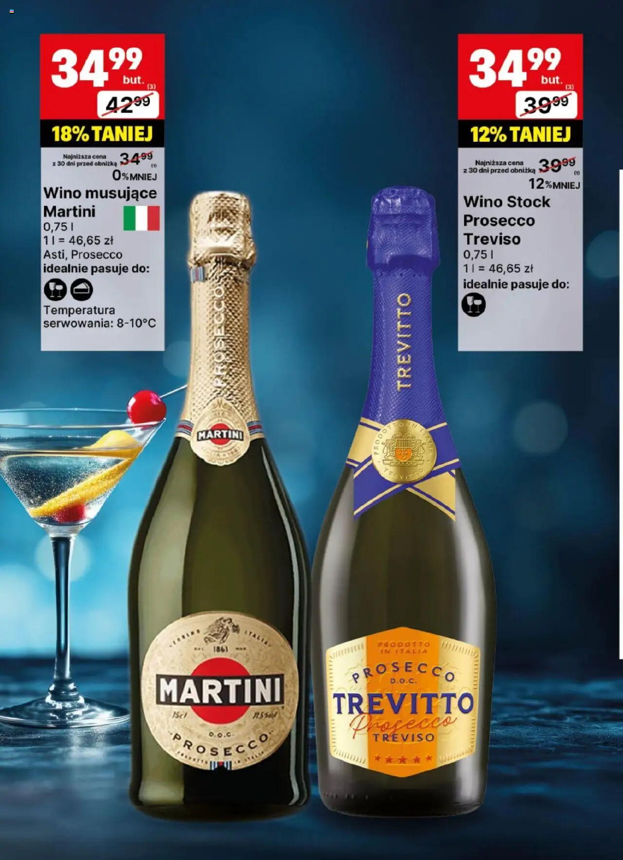 Delikatesy Centrum Gazetka - DeliBarek od 09.06.2025 | Strona: 8 | Produkty: Martini, Martini prosecco, Wino, Prosecco