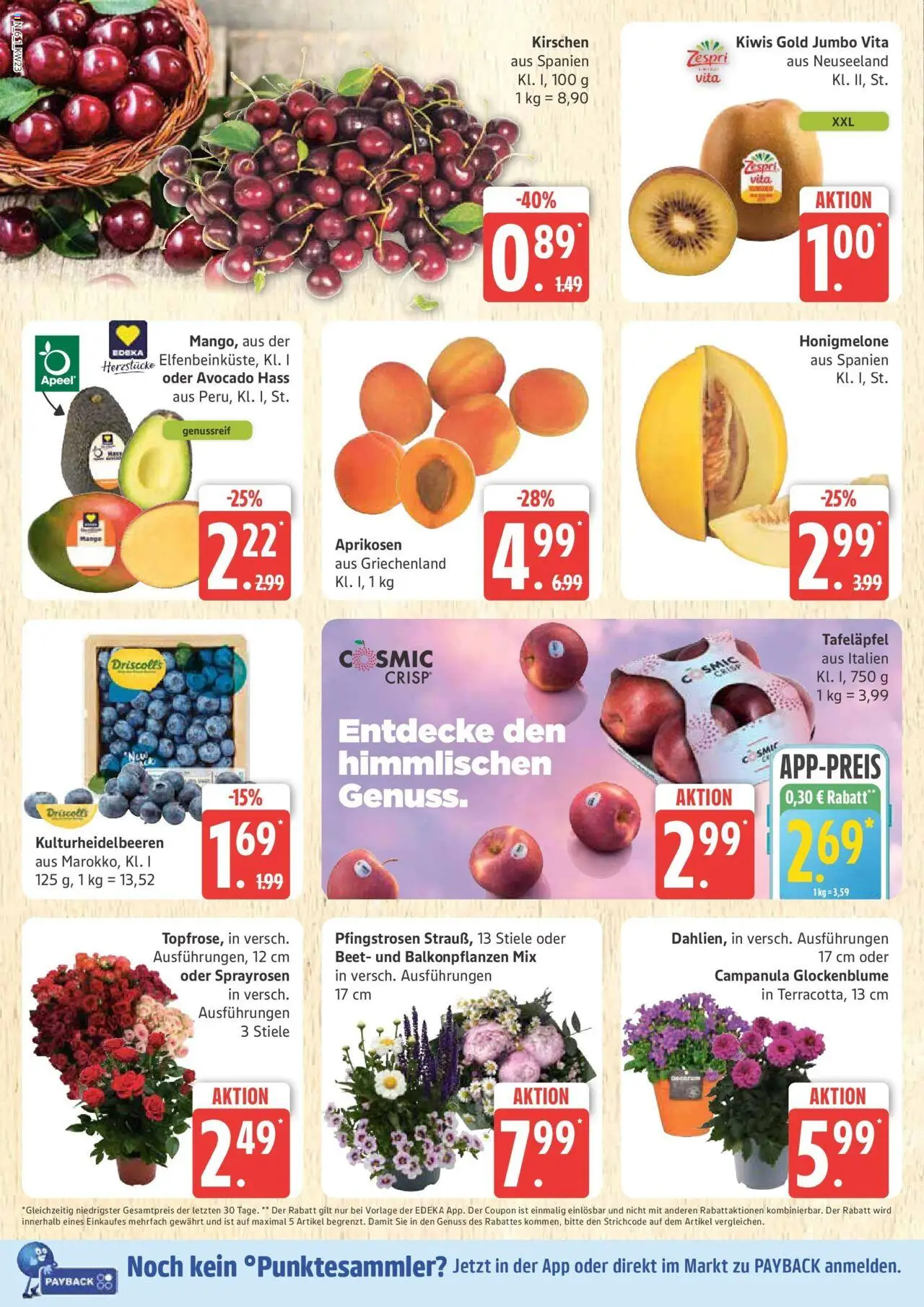 Marktkauf - Marktkauf: Wochenangebote - gültig ab dem 01.06.2025 | Seite: 6 | Produkte: Kirschen, Honigmelone, Avocado, Kiwi