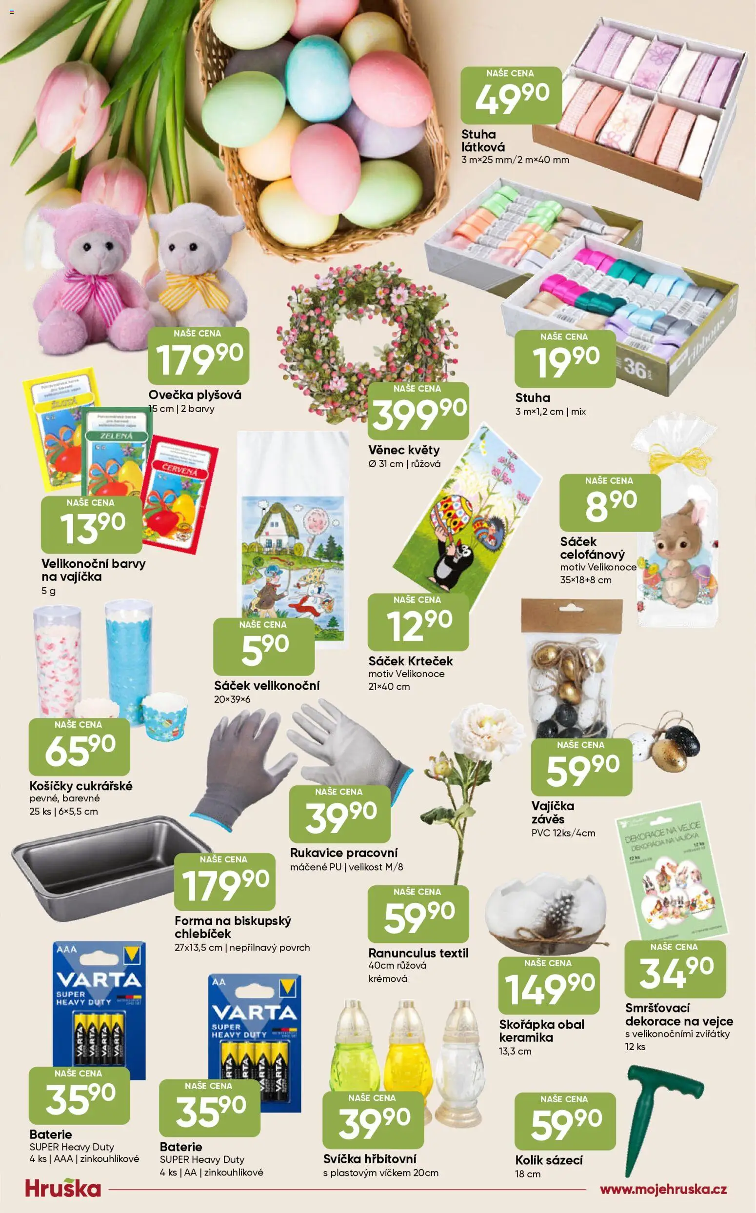 Hruška katalog od 17.02.2026 | Strana: 2 | Produkty: Vajíčka, Svíčka, Dekorace, Sáček
