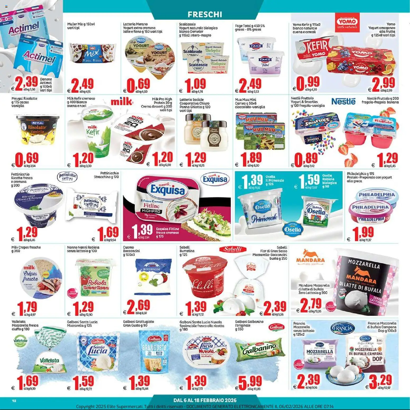 Volantino Elite Supermercati del 06.02.2026 | Pagina: 12