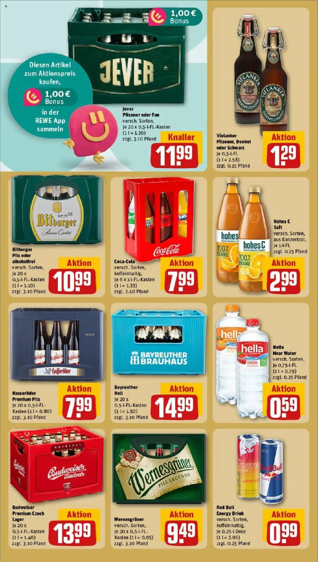 Rewe prospekt Neubrandenburg	 – gültig ab 06.10.2025 | Seite: 18 | Produkte: Energy, Pils, Jever, Hohes c