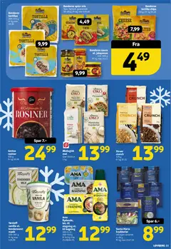Løvbjerg - Tilbudsavis gyldig fra 13.02.2026 | Side: 11 | Produkter: Mælk, Ingefær, Rosiner, Vanilje