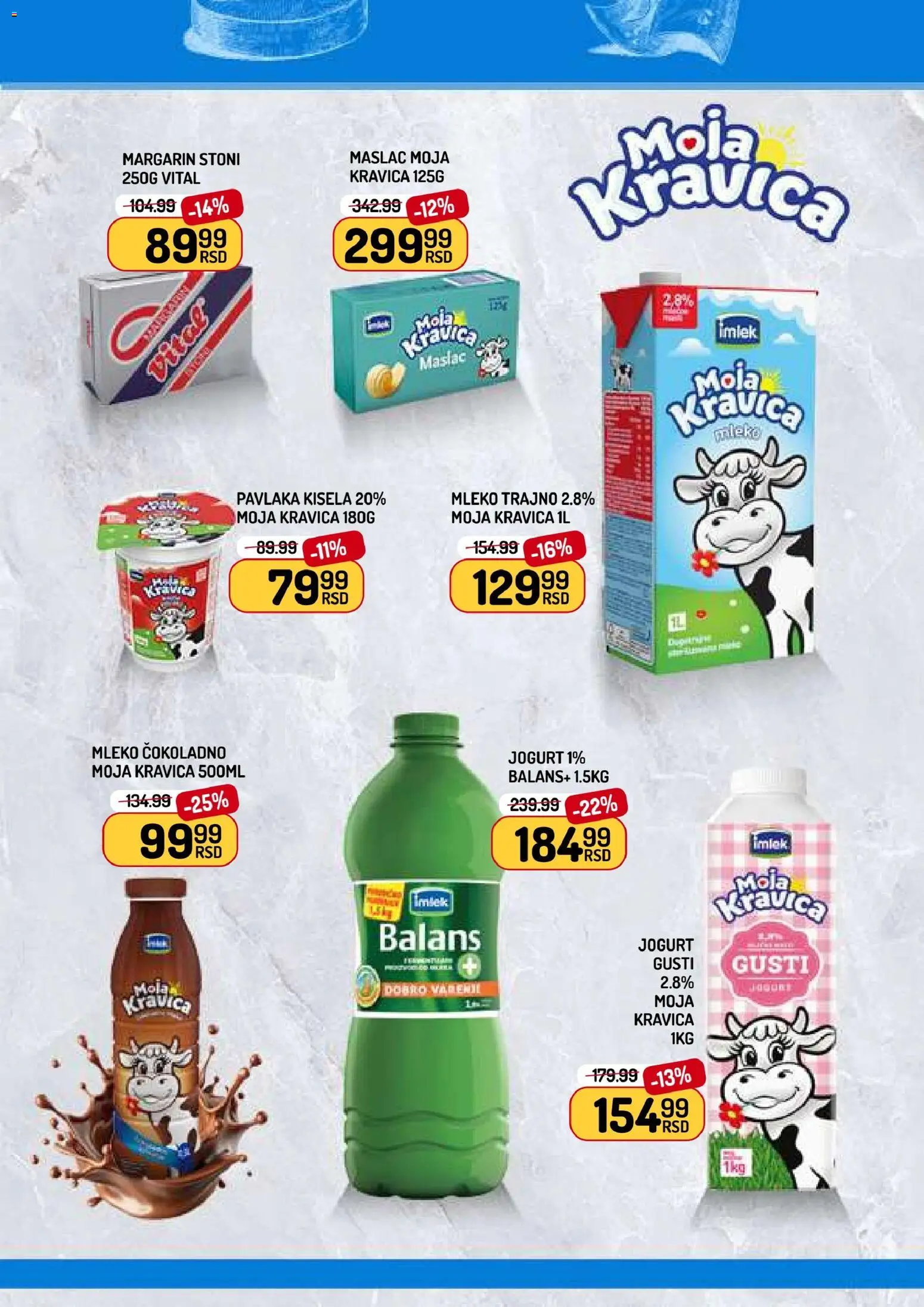 Aman katalog - važi od 16.01.2026 | Strana: 4 | Proizvode: Moja kravica, Margarin, Mleko, Jogurt