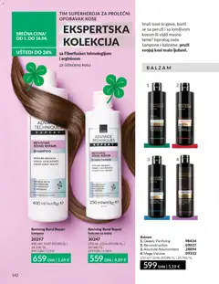 Reviving Bond Repair šampon, Reviving Bond Repair shampoo with Fiberfusion technology & arginine for damaged hair - pregled AVON kataloga - važi od 01.04.2026 | Strana: 142 | Proizvode: Šampon, Balzam, Balzam za kosu