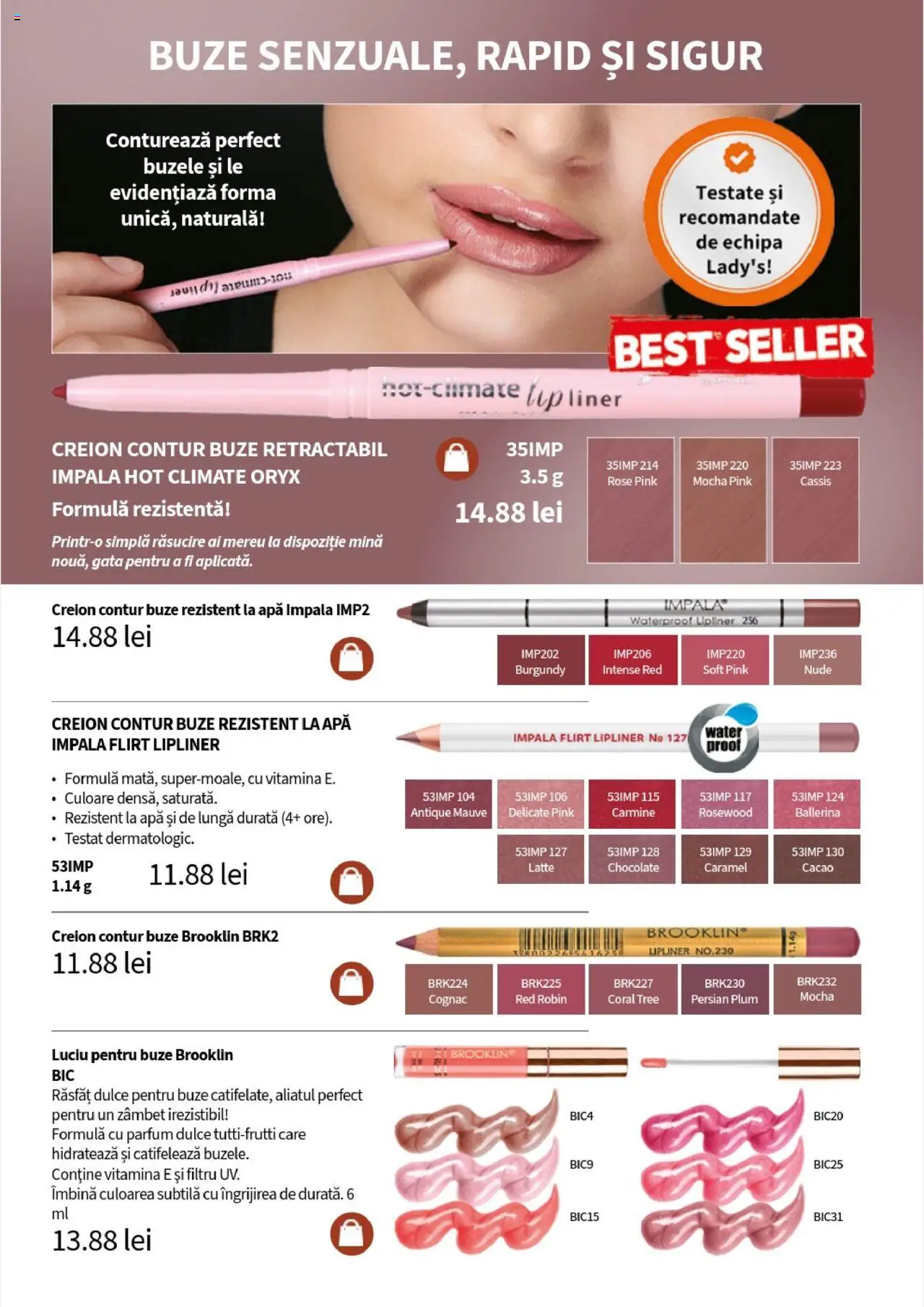 Catalog Lady’s – valabil de la 01.08.2025 | Pagină: 92 | Produse: Parfum, Cacao, Apă