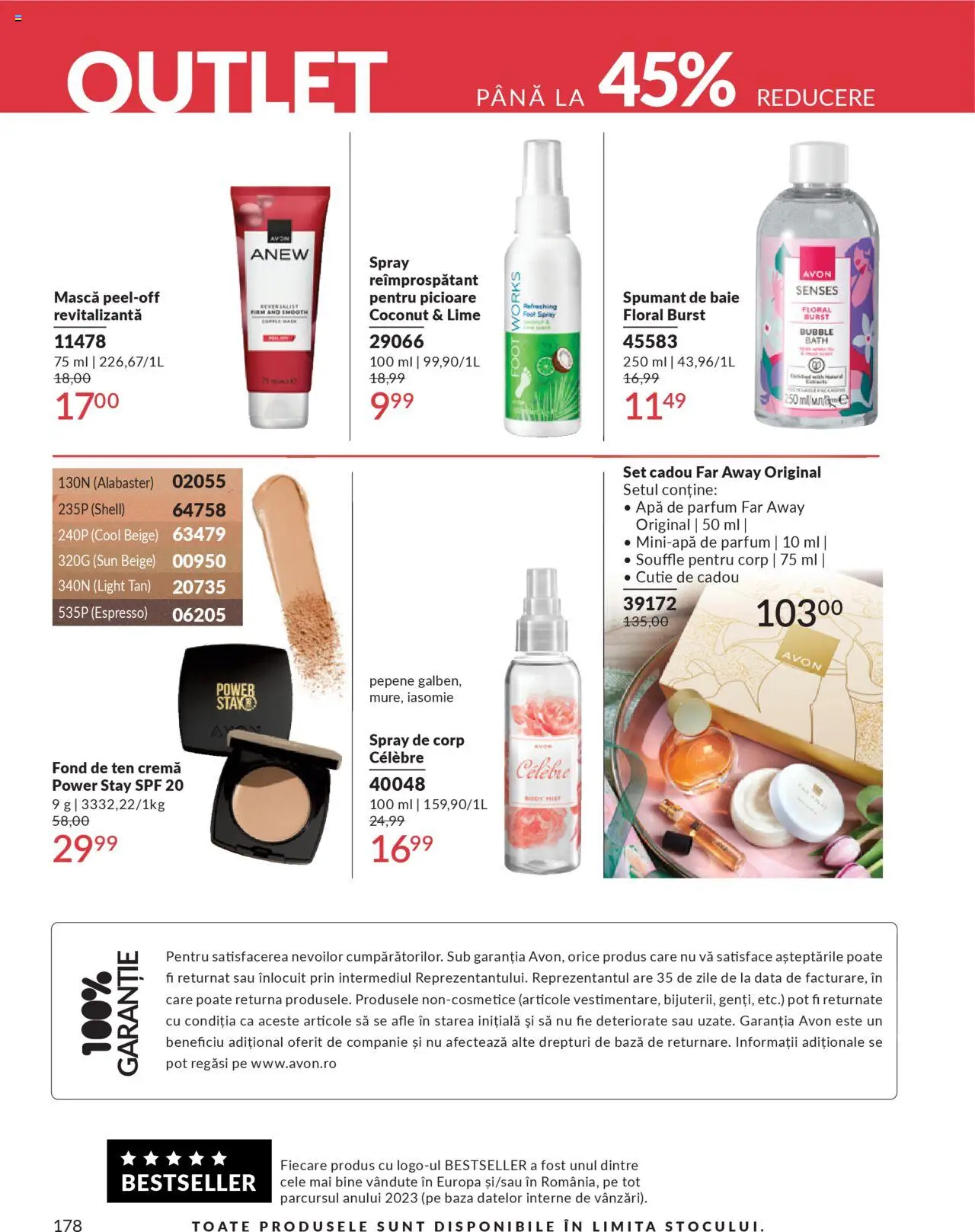 Noul catalog Avon – valabil de la 01.10.2025 | Pagină: 180 | Produse: Cutie, Parfum, Cremă, Apă