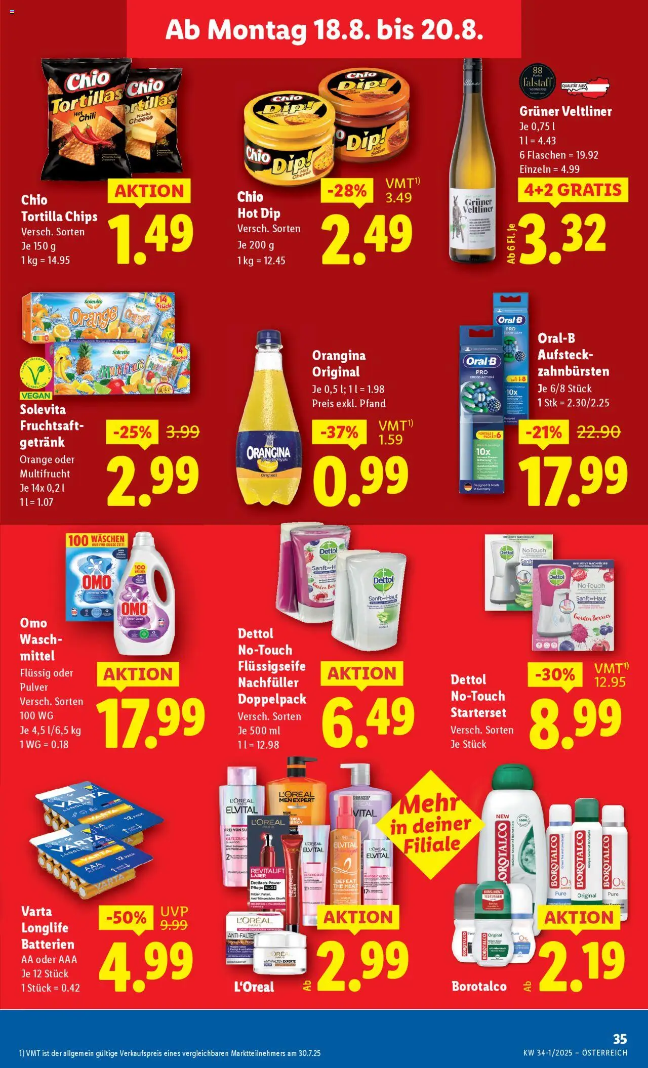 Lidl Flugblatt gültig ab 14.08.2025 | Seite: 39 | Produkte: Chips