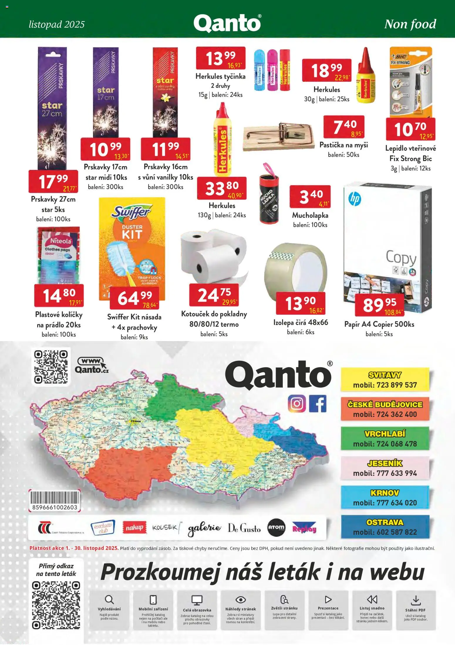 Astur & Qanto - Leták - Velkoobchod 11/2025 od 01.11.2025 | Strana: 200 | Produkty: Prskavky, Kolíčky, Swiffer, Lupa
