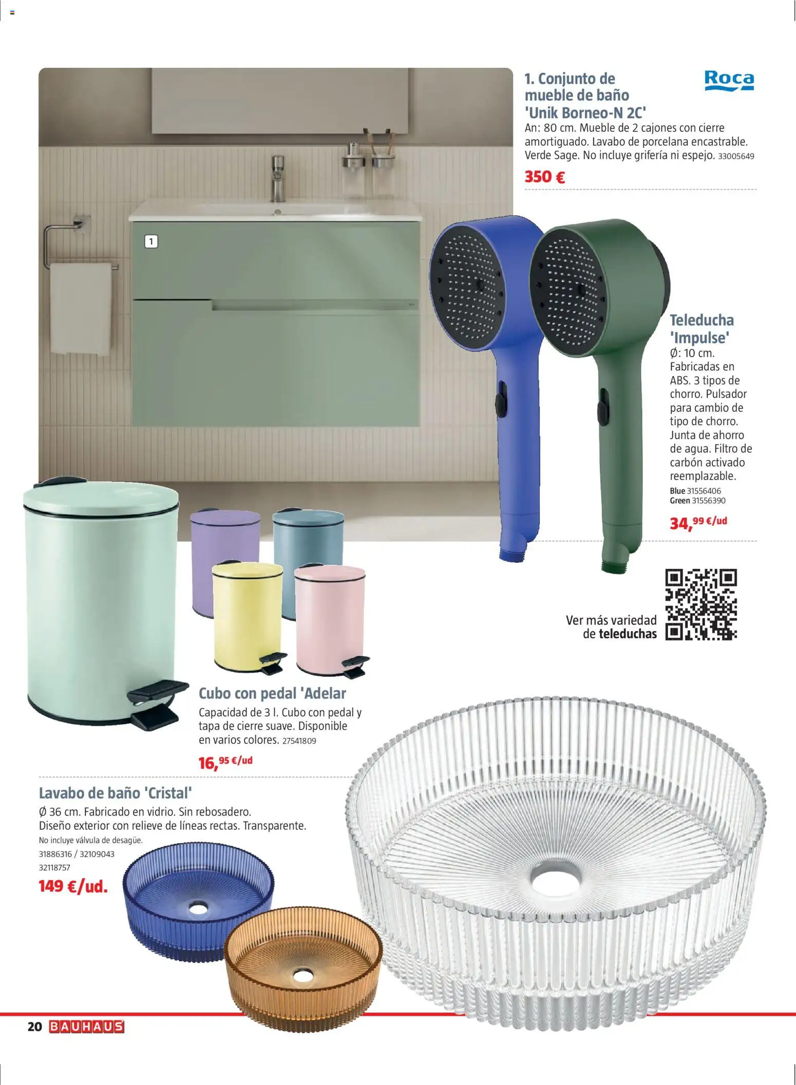 Bauhaus folleto Renueva │ válido desde el 02.03.2026 | Página: 20 | Productos: Lavabo, Baño