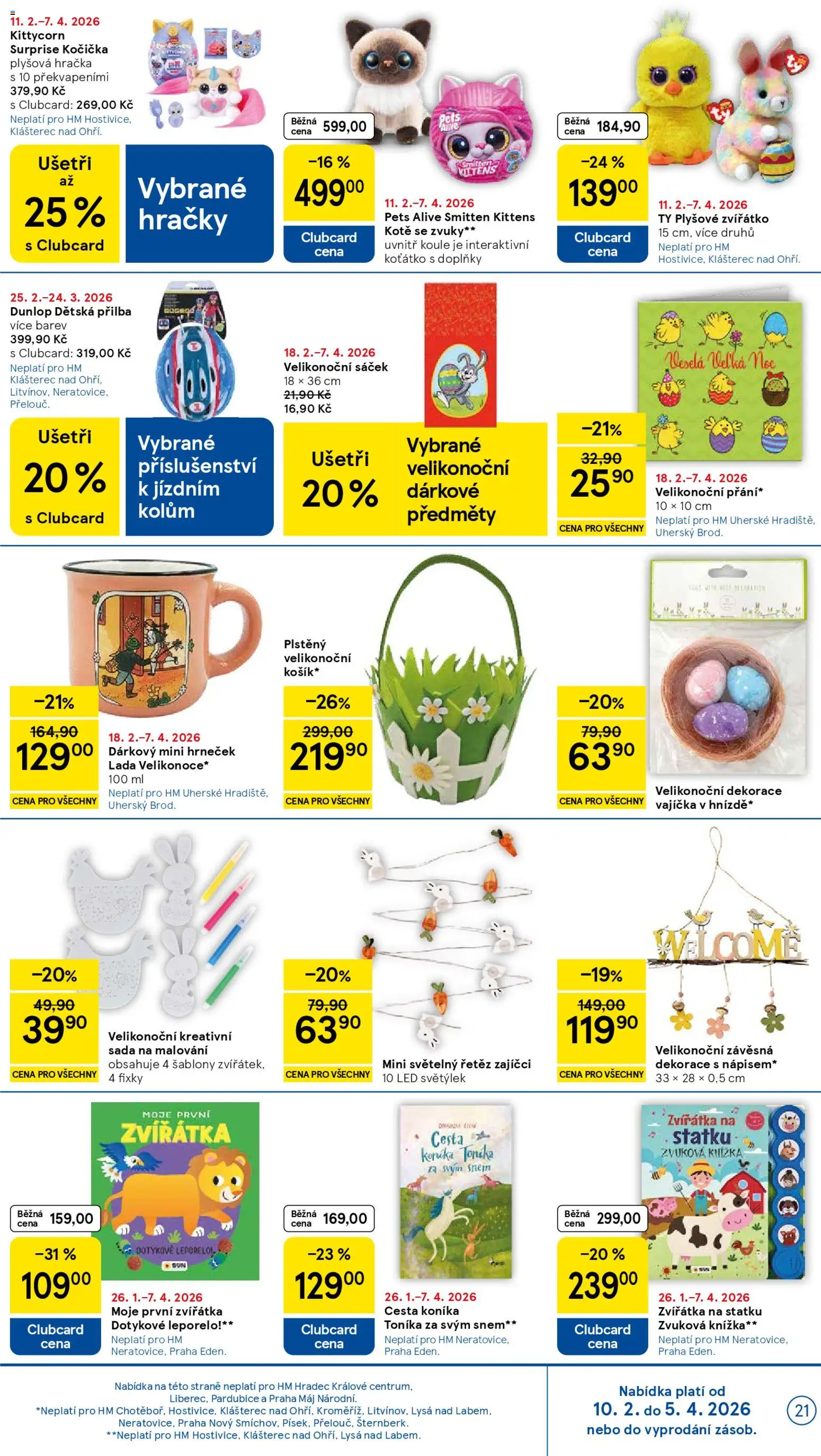 Tesco leták - Hypermarket od 25.02.2026 | Strana: 21 | Produkty: Knížka, Hračky, Světelný řetěz, Dekorace