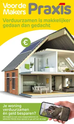 Praxis - Duurzaamheidsspecial - Voorbeeld van een folder van Praxis, geldig van 16.09.2024